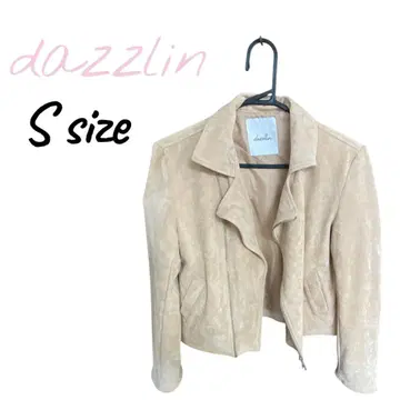 dazzlin 페이크 스웨이드 라이더 자켓 여성용