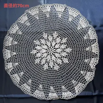 핸드메이드 레이스 뜨기 도일리