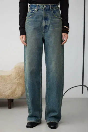 AZUL BY MOUSSY AZUL DENIM 하이웨스트 와이드 데님