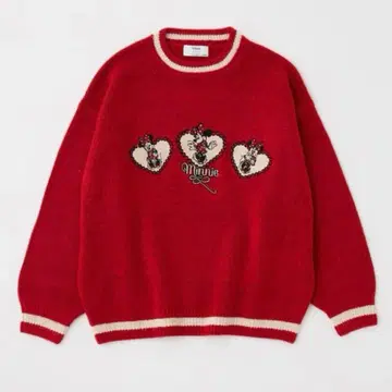 MD X'mas KNIT MINNIE 니트 미니 마우지 빨간색