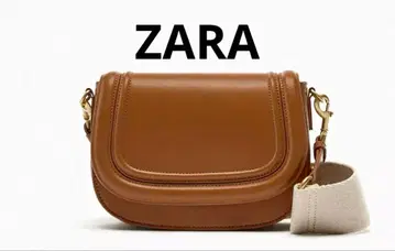 ZARA 자라 크로스 바디백 숄더백 브라운