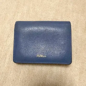 훌라 이단 접이식 천연 가죽 미니 지갑 까멜리아