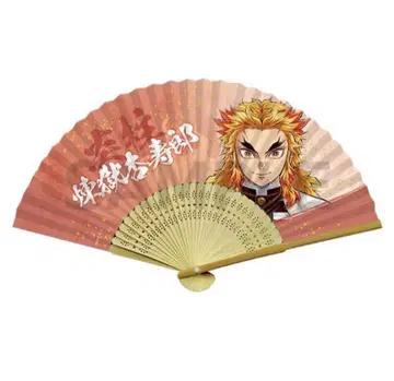 귀멸의 칼날 기둥전 키 비주얼 부채 염주 렌고쿠 쿄쥬로