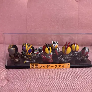 가면라이더 파이즈 555. 손가락 인형 8개 세트 케이스 포함