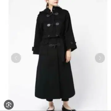 오후리 라운지 드레스 더플 코트 여성용