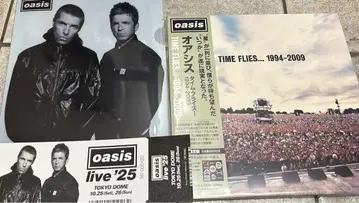 도쿄 돔 회장 한정판 oasis 메모리얼 티켓 & 클리어 파일