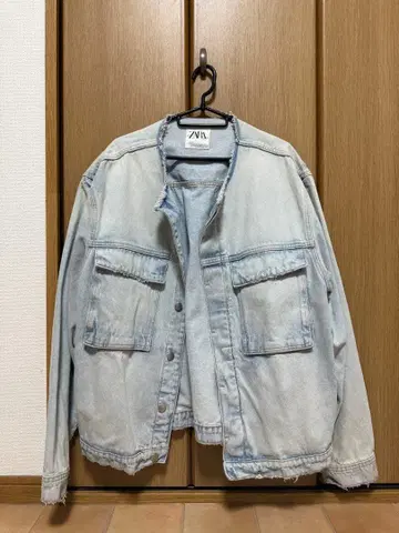 ZARA 라이트 블루 데님 자켓 XL