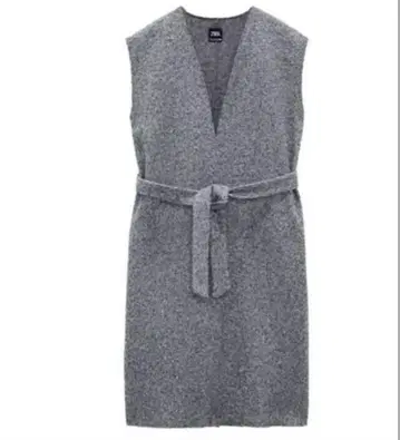 ZARA 부클레 베스트 그레이