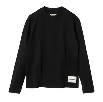 JIL SANDER+ 블랙 긴팔 티셔츠