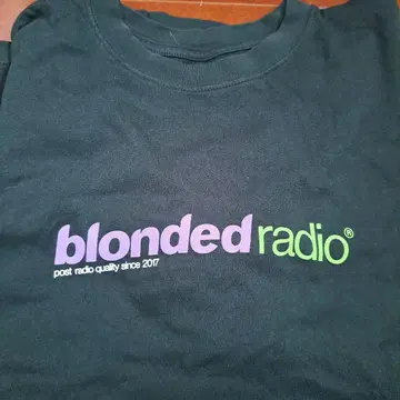 blonded T셔츠 L 다크 그린 프랭크 오션