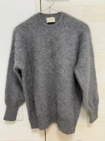 UNITED ARROWS 폭스 캐시미어 니트 그레이