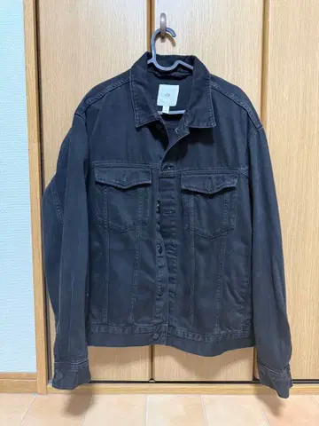 H&M 블랙 데님 자켓 XL
