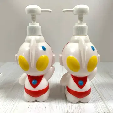 레트로 울트라맨 펌프식 보틀 2세트