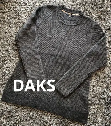 [컨디션 최상] DAKS 다크 블랙 니트