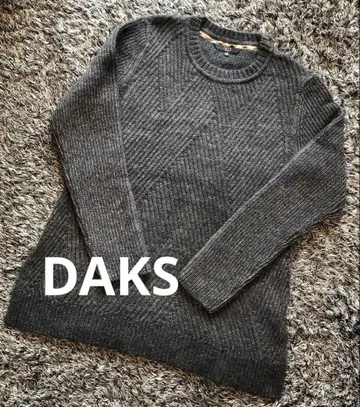 [컨디션 최상] DAKS 다크 블랙 니트