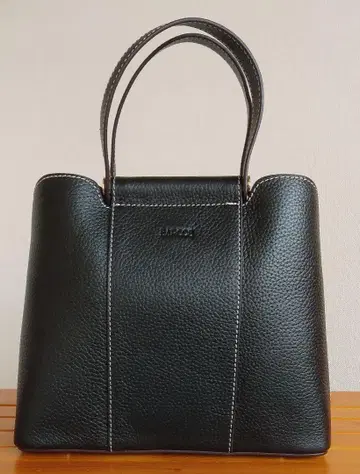 새상품 발코스 소가죽 2way 핸드백 블랙