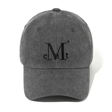 미사용 새상품 mucent 무센트 애쉬 그레이 로고 캡