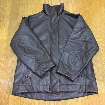 여성용 라이더 자켓 브라운