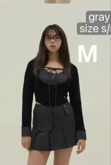 andmary 아 마리 robin girls setup gray M