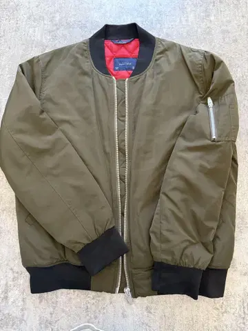 ZARA MAN 올리브 그린 MA-1 자켓