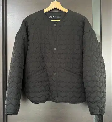 ZARA 블랙 퀼팅 자켓 S