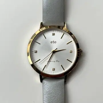 에테 ete 보이프렌드 4P 다이아 손목시계