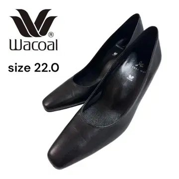 몇 회 사용! 컨디션 최상! Wacoal 와코루 펌프스 블랙 22.0cm