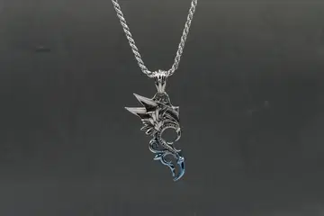 미사용 아르테미스 클래식 마이티 데빌 목걸이 펜던트