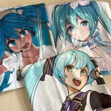 하츠네 미쿠 빅 태피스트리 세트 멀티 크로스