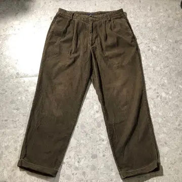 00s DOCKERS 와이드 코듀로이 팬츠 올리브 어스 컬러 w34