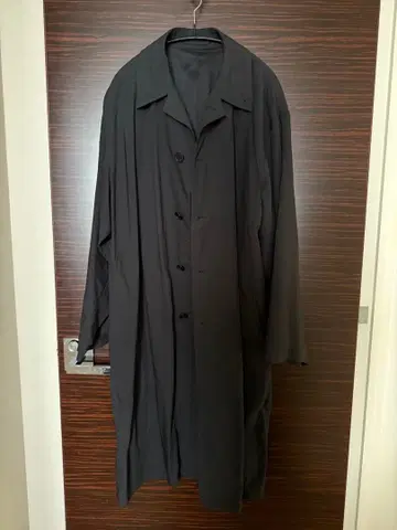 [새상품급] UNIQLO U 오버 사이즈 스텐카라 코트 L 블랙