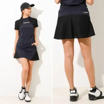 준앤로프 골프웨어 스커트 이너 팬츠 포함 S 네이비