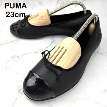 [ 인기 ] PUMA 요우기 플랫 발레 슈즈 23 블랙 리본