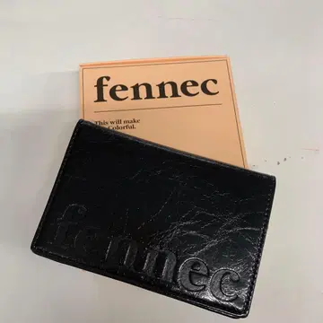 fennec 블랙 3단 폴더형 지갑