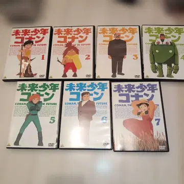 미래소년 코난 DVD 전7권 중고품