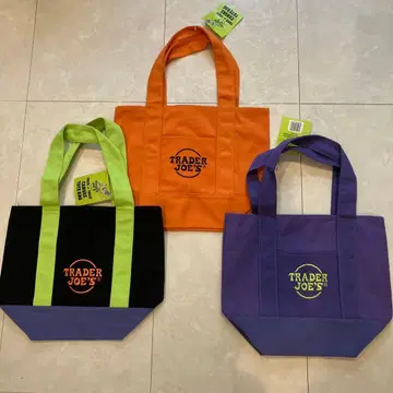 할로윈 한정판 Trader Joe's 트레조 미니 토트백 3개 에코백