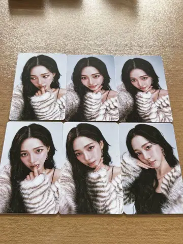 aespa LIVE TOUR 랜덤 트레이딩 카드 6종 컴프 카리나