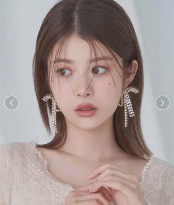 SNDEL 스웨이 비쥬 리본 귀걸이 gold