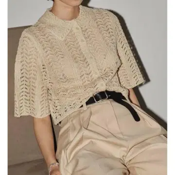Todayful Lace Knit Shirts 레이스 니트 셔츠 새상품급