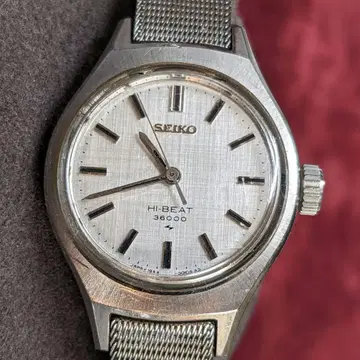 빈티지 SEIKO HI-BEAT 36000 수동 와인딩 여성용 손목시계