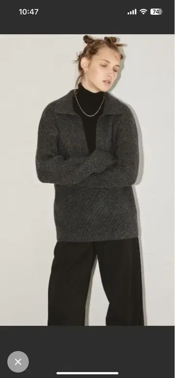 TODAYFUL 그레이 긴팔 스웨터