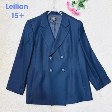 레리안 (Leilian) 15+ 울 자켓 빅 사이즈 방한 다크 네이비