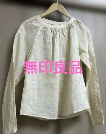 MUJI Labo 개더 블라우스 L