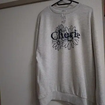 Cherie 플라워 프린트 맨투맨 M 사이즈