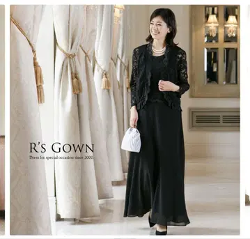 R's GOWN 블랙 드레스 M 사이즈 결혼식 어머니