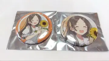 학마스 해바라기 Sun flower 캔뱃지 쿠라모토 치나