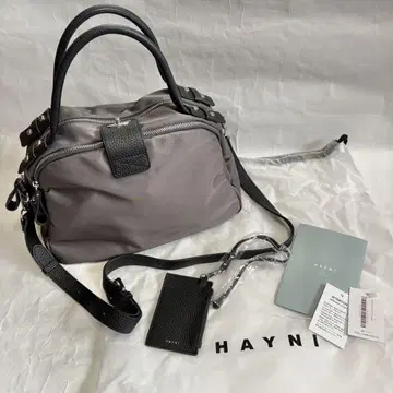 HAYNI 2세대 개선판 미니 나일론 로셰 그레이 블랙 SV 금장 장식