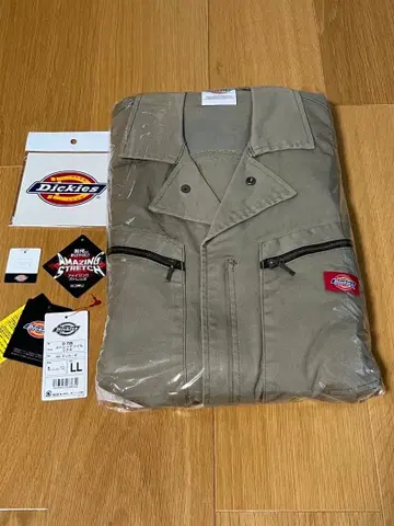 디키즈 LL 긴팔 츠나기 카키색