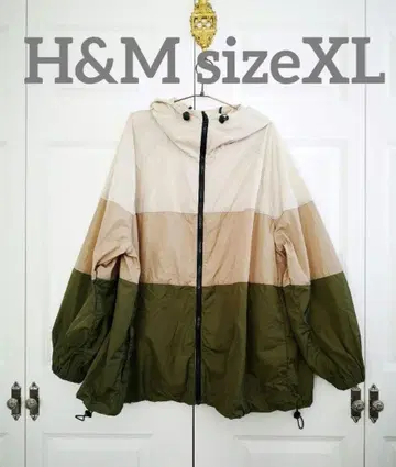 H&MsizeXL 오버 사이즈 블루종 에이치앤엠 자켓 후드티
