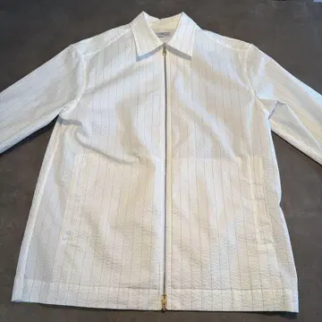 던힐 화이트 스트라이프 긴팔 셔츠